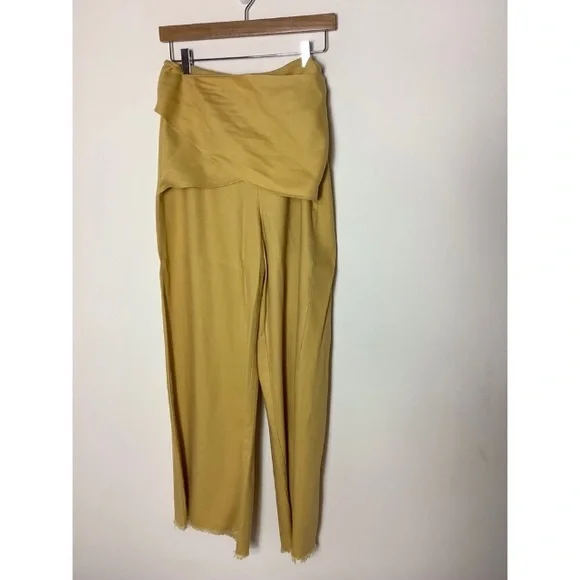 Anthropologie postmate Linen Wrap Waist Pants - Picture 6 of 6
